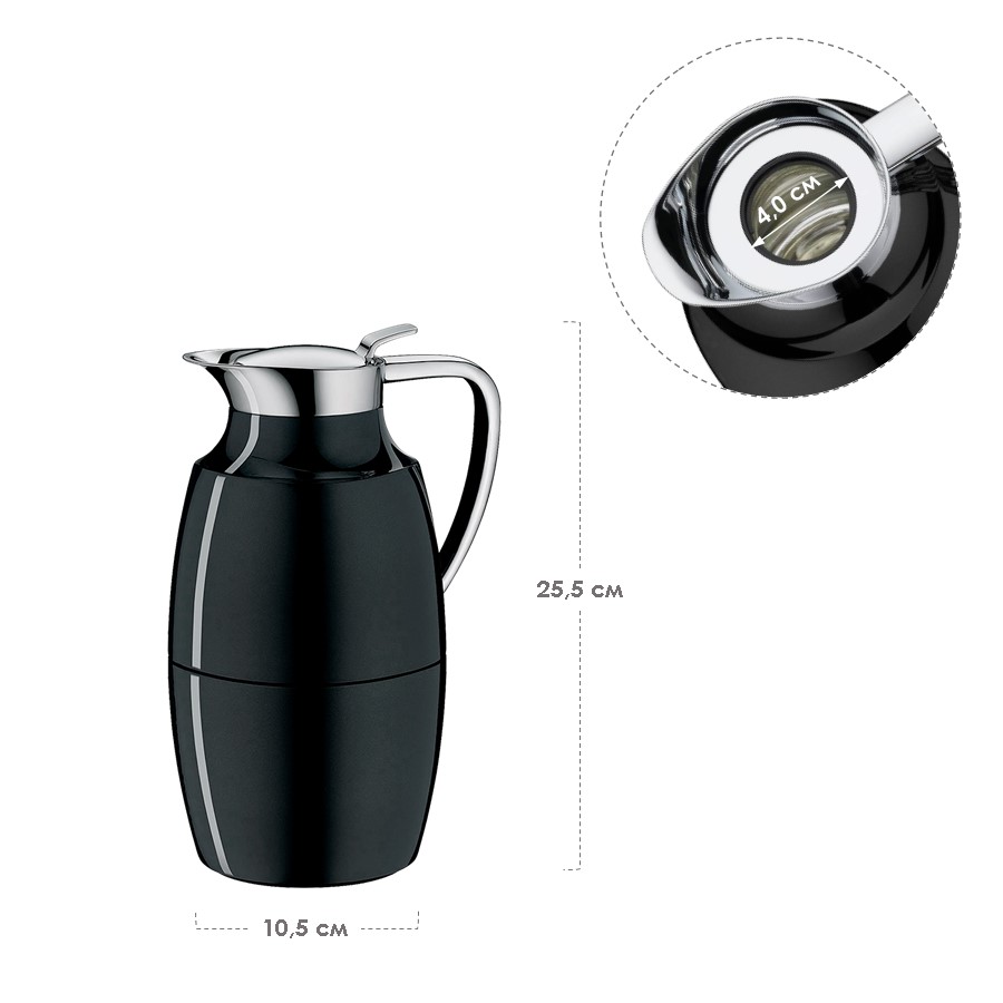 Термокувшин ALFI PALLAS Black