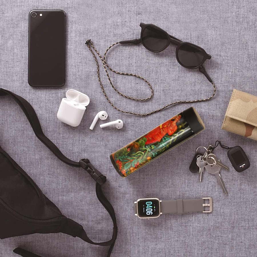 Термокружка THERMOS-ПАЛЕХ Каменный цветок 