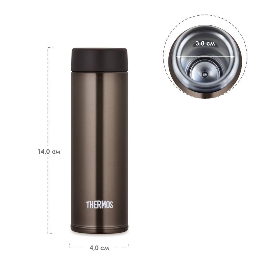 Карманная термокружка THERMOS JOJ-150 BW