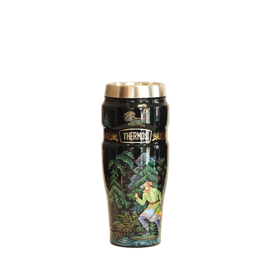 Термокружка THERMOS-ПАЛЕХ На охоте