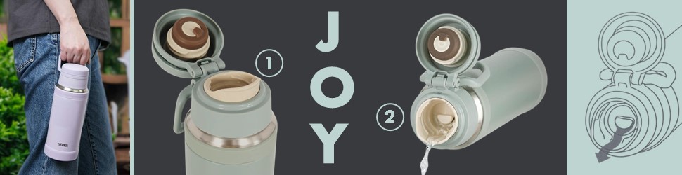 Термокружки THERMOS JOY устройство крышки