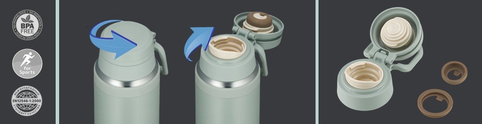 Термокружка THERMOS JOY  откидная крышка